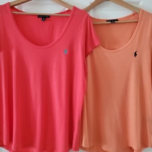 Ralph Lauren Spring Cap Sleeve T-Shirts~Spring is COMING! Set of 2 - XL